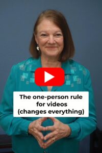 The One-Person Rule for Videos That Changes Everything